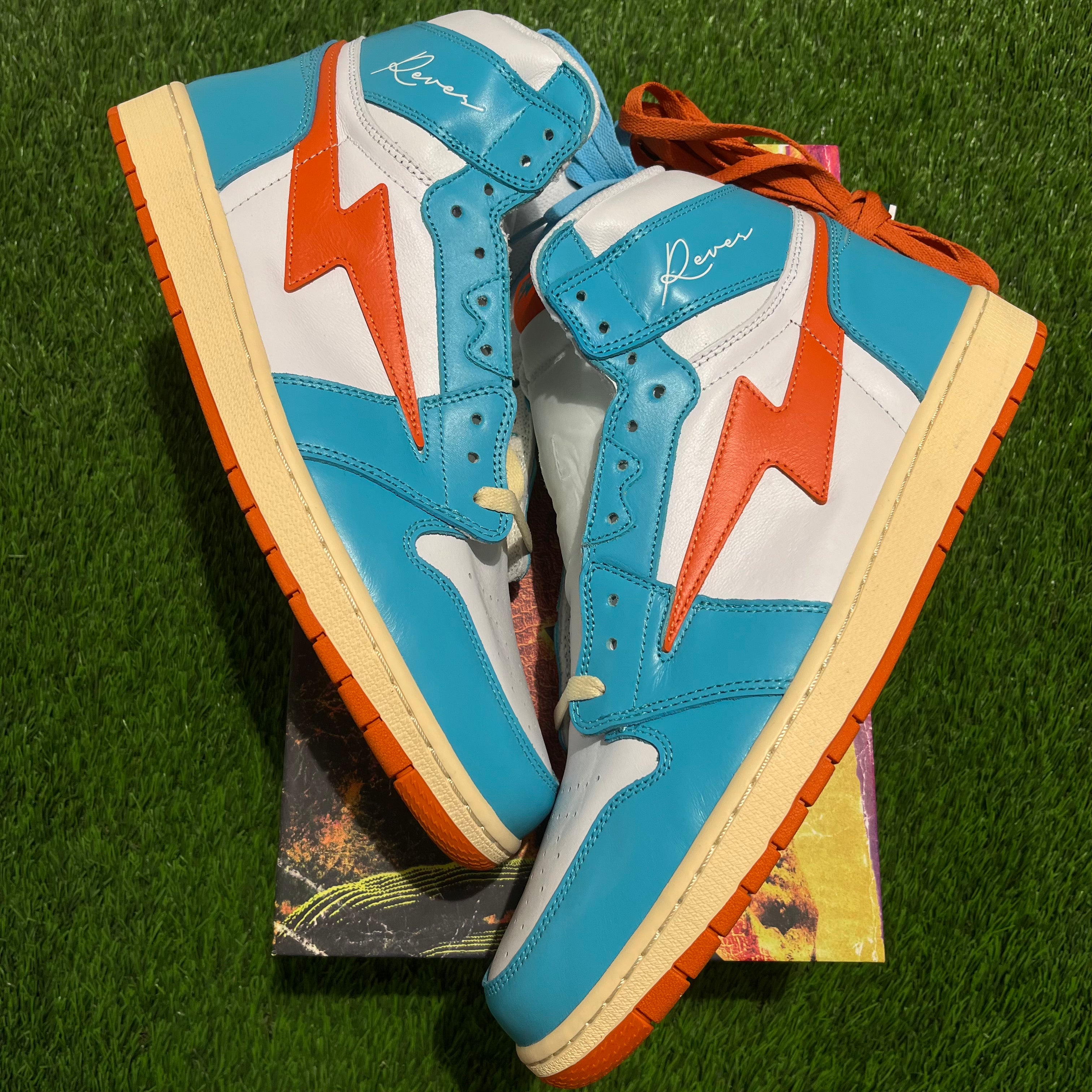 Air Kiy '85 HI 'Peacock Blue/ Fire Opal/ Ivory' – FriedHardBlvd