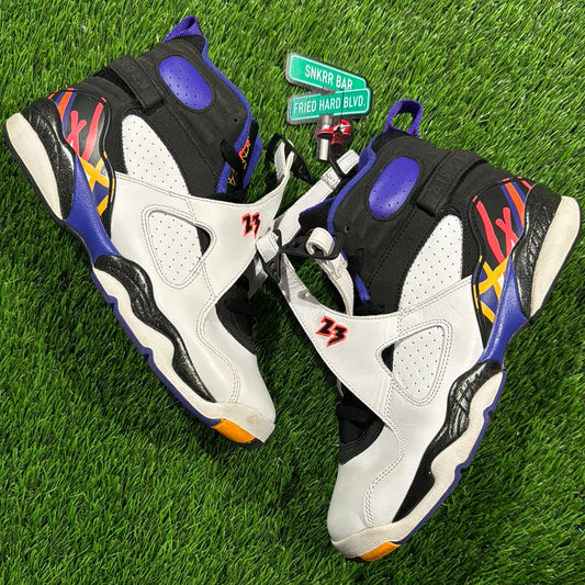 Air Jordan 8 Retro BG 'Three-Peat'