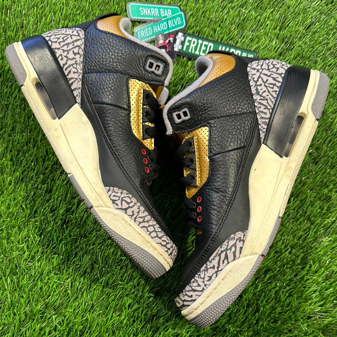 Wmns Air Jordan 3 Retro 'Black Gold'