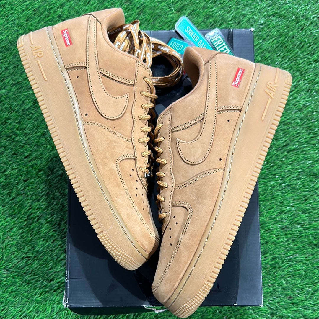 Supreme x Air Force 1 Low SP 'Box Logo - Wheat'