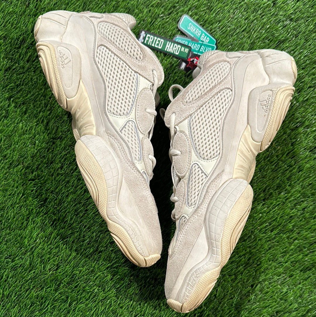 Yeezy 500 bone hot sale white on foot