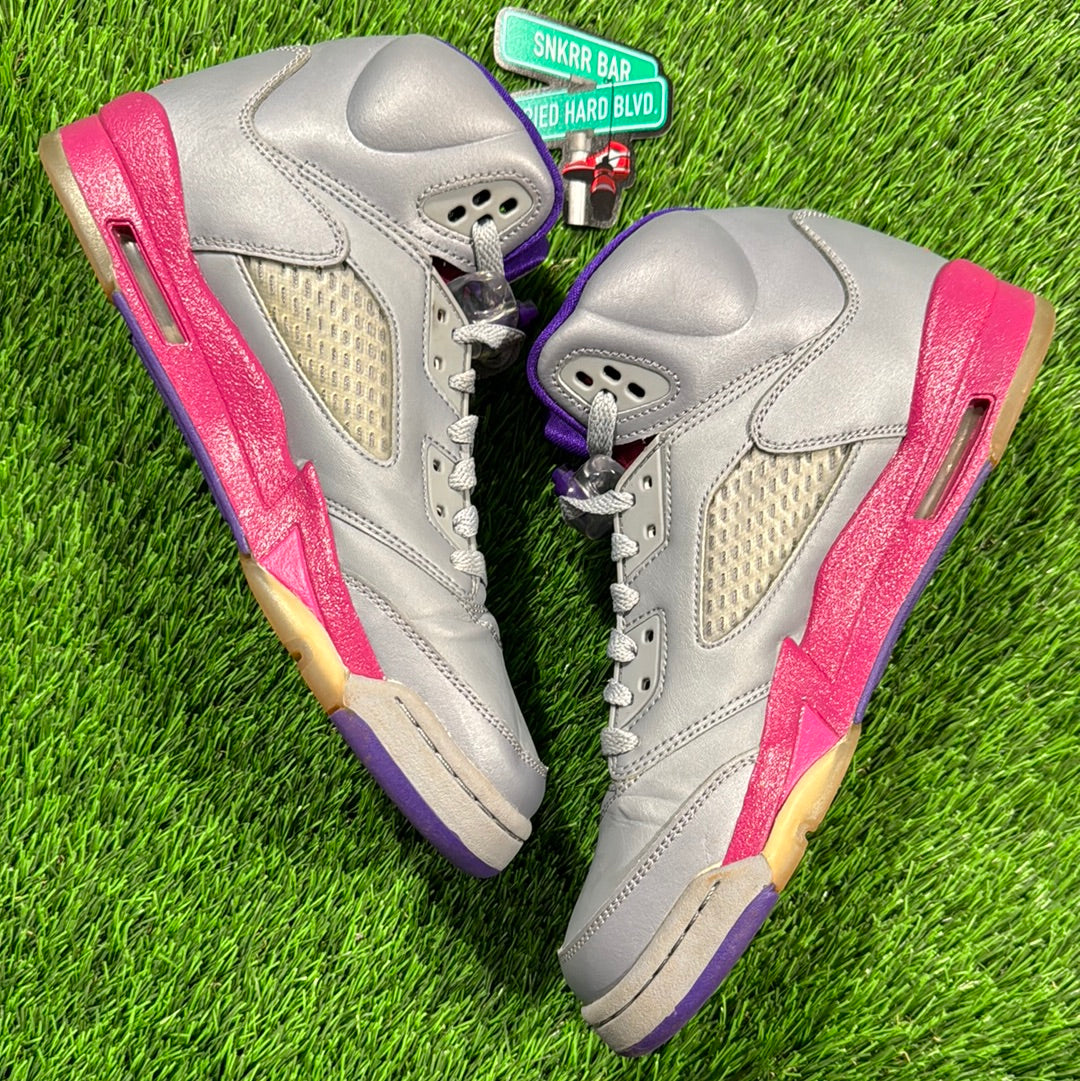 Air Jordan 5 Retro GS 'Cement Grey Pink'