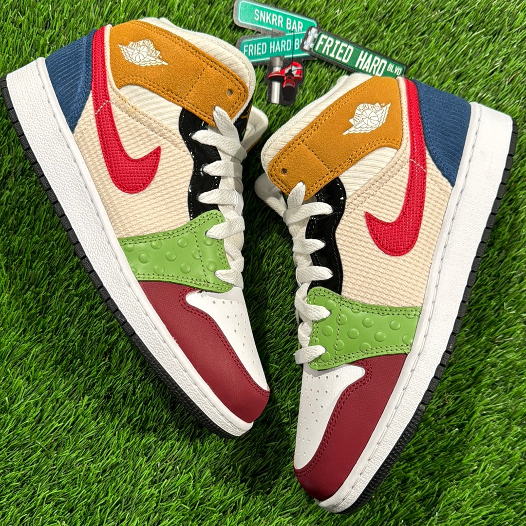 Air Jordan 1 Mid SE GS 'Messy Room'