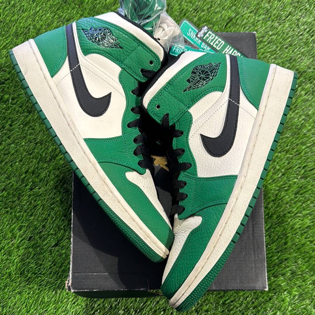 Air Jordan 1 Mid 'Pine Green'