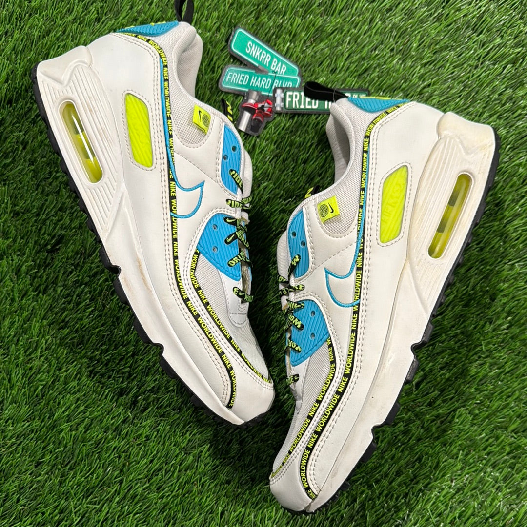 Air Max 90 SE 'Worldwide Pack - Blue Fury Volt'