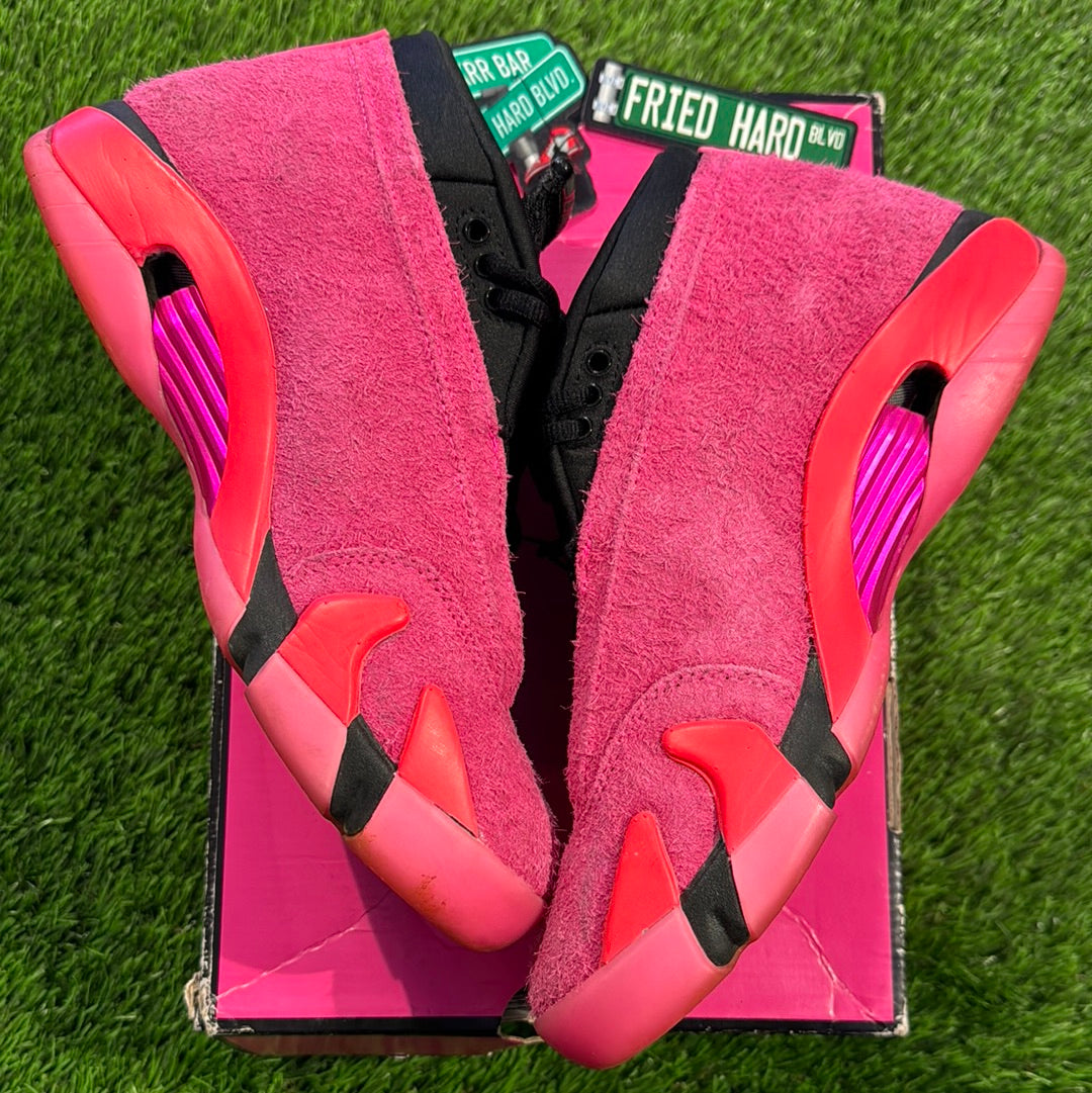 Wmns Air Jordan 14 Retro Low 'Shocking Pink'