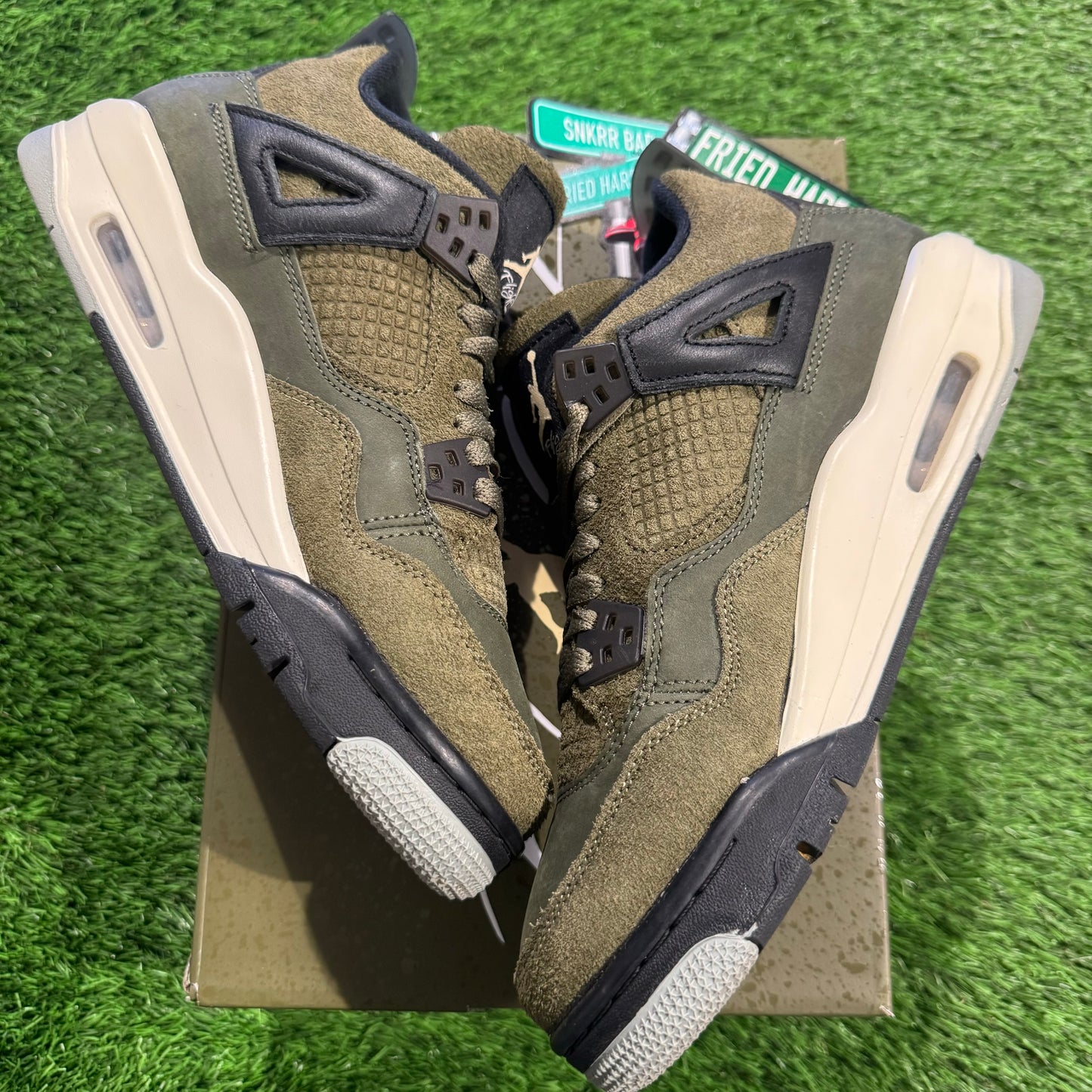 Air Jordan 4 Retro SE Craft GS 'Olive'