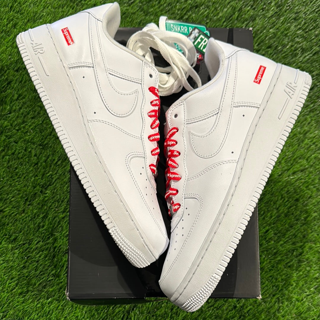 Supreme x Air Force 1 Low 'Box Logo - White'