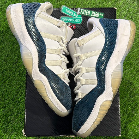 Air Jordan 11 Retro Low 'Navy Snakeskin' 2019