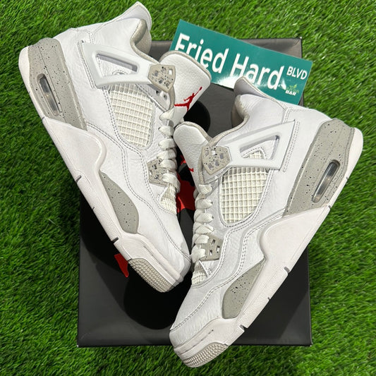 Air Jordan 4 Retro GS 'White Oreo'