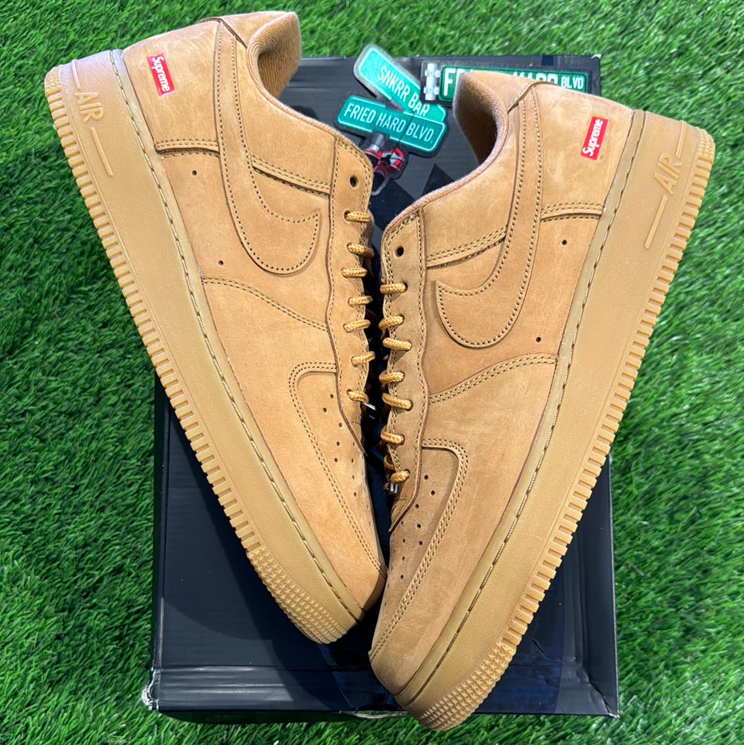 Supreme x Air Force 1 Low SP 'Box Logo - Wheat'