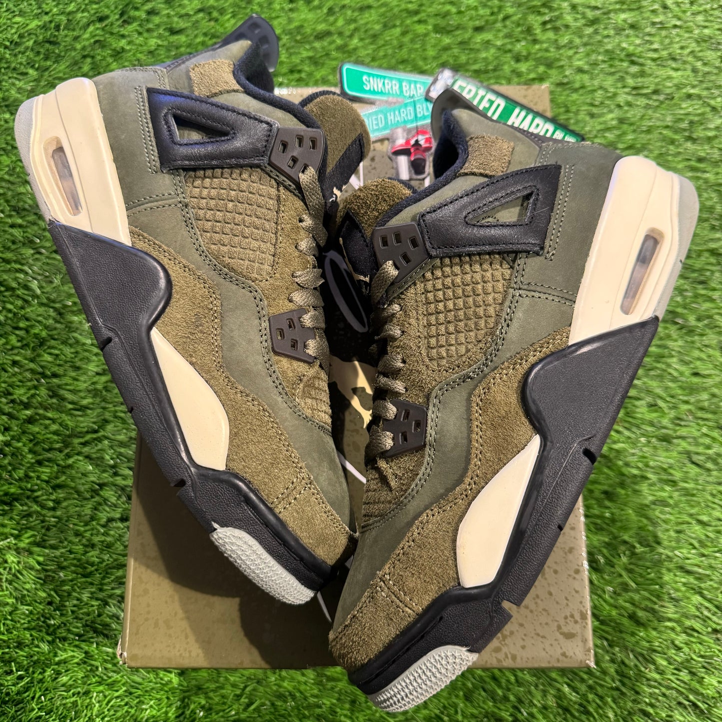 Air Jordan 4 Retro SE Craft GS 'Olive'