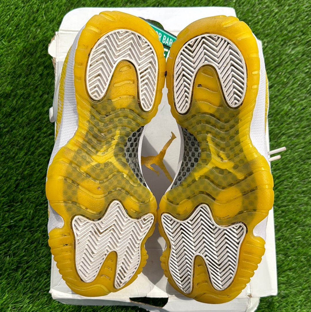 Wmns Air Jordan 11 Low 'Yellow Snakeskin'