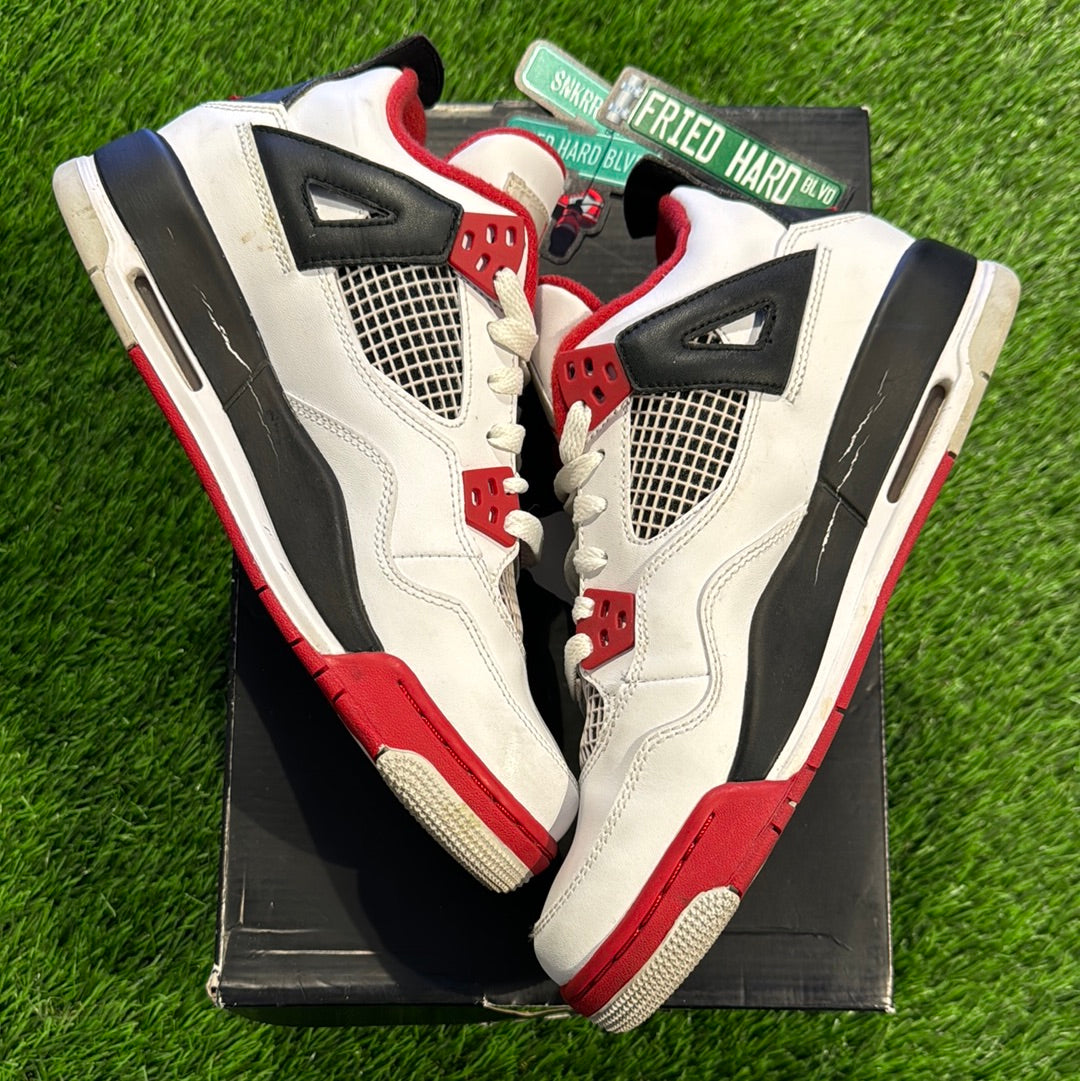 Air Jordan 4 Retro GS 'Fire Red' 2012