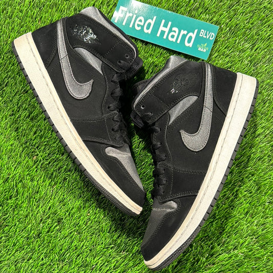 Air Jordan 1 Mid SE Nylon 'Black Grey'