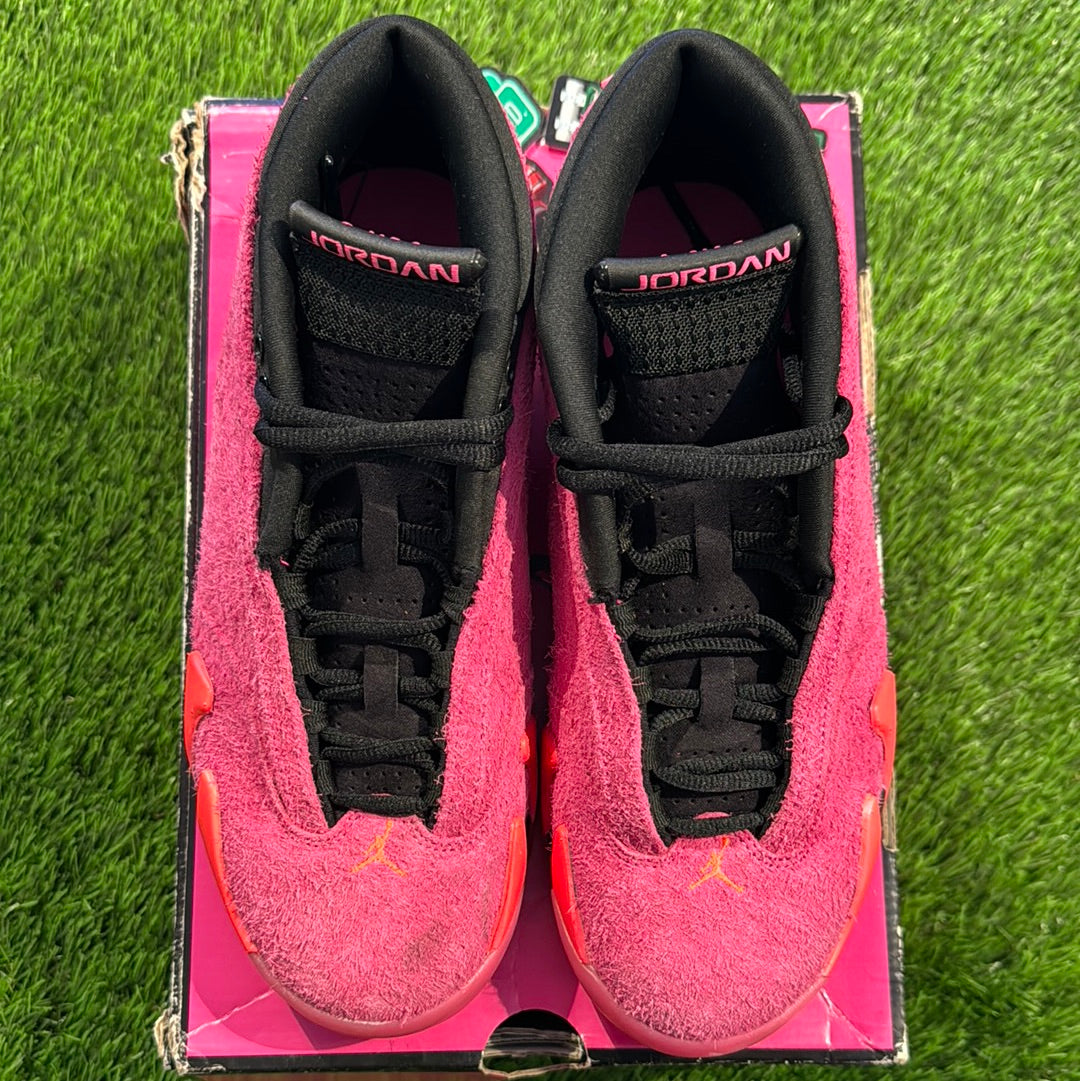 Wmns Air Jordan 14 Retro Low 'Shocking Pink'