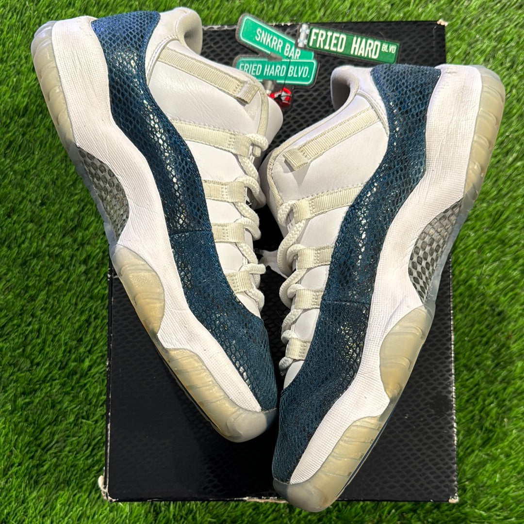 Air Jordan 11 Retro Low 'Navy Snakeskin' 2019