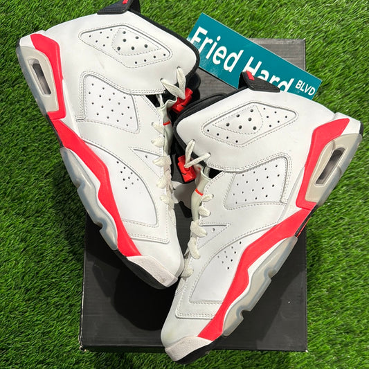 Air Jordan 6 Retro BG 'White Infrared' 2014