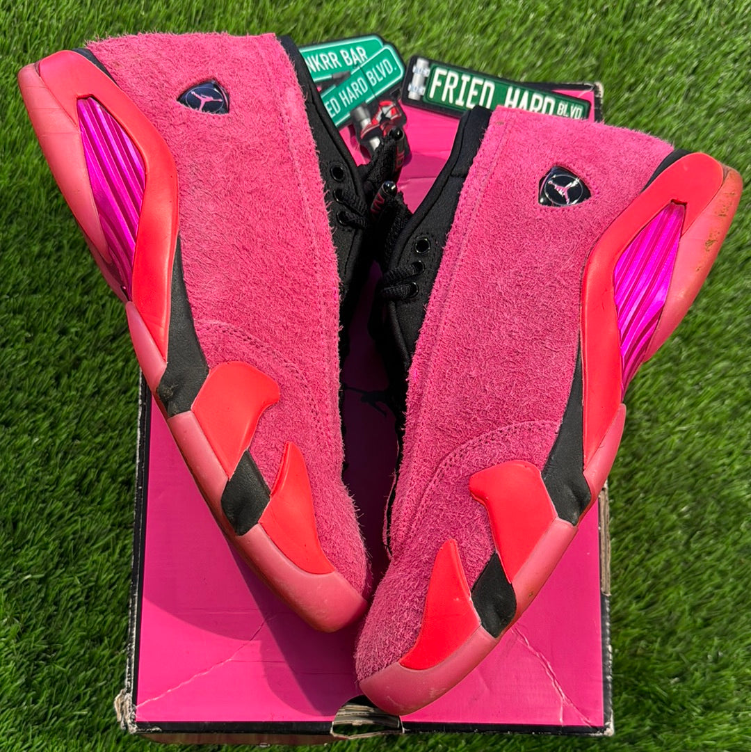 Wmns Air Jordan 14 Retro Low 'Shocking Pink'