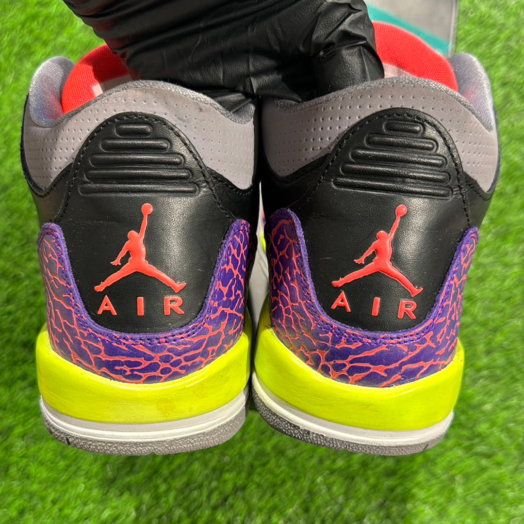 Air Jordan 3 Retro GS 'Black Atomic Red'