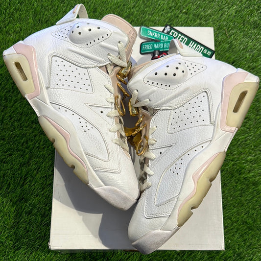 Wmns Air Jordan 6 Retro 'Gold Hoops'