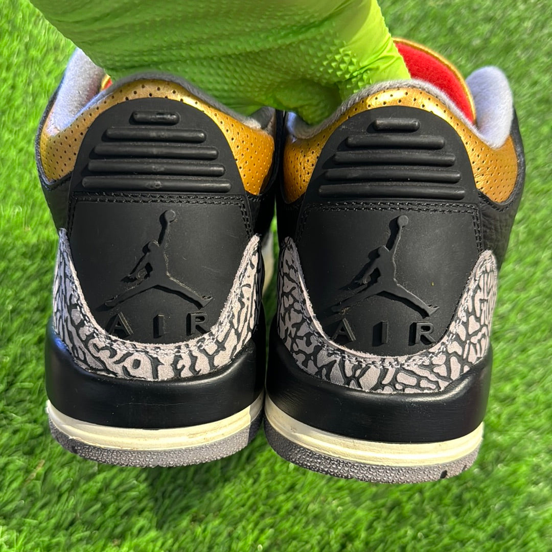 Wmns Air Jordan 3 Retro 'Black Gold'