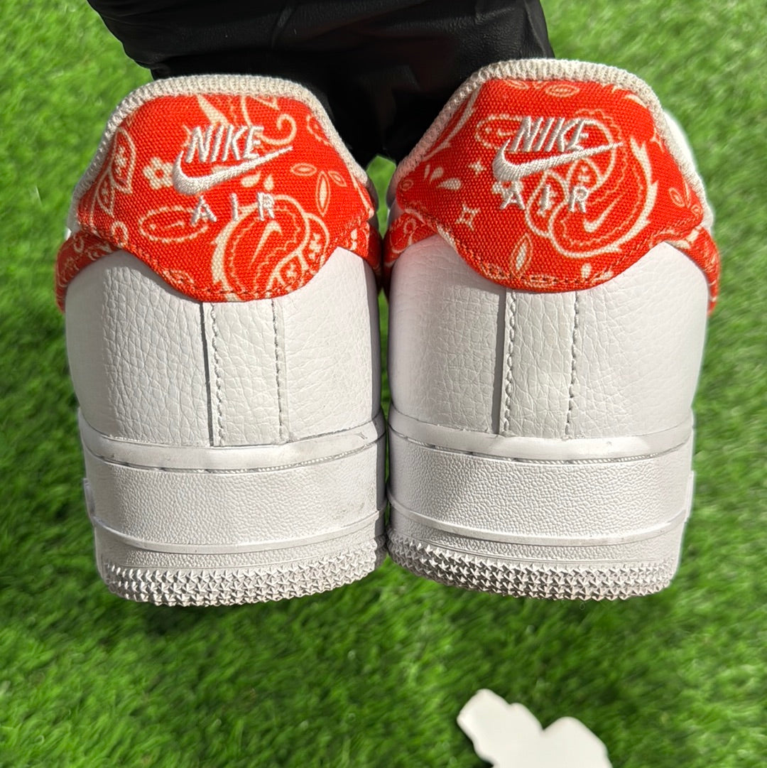 Wmns Air Force 1 '07 'Rush Orange Paisley'