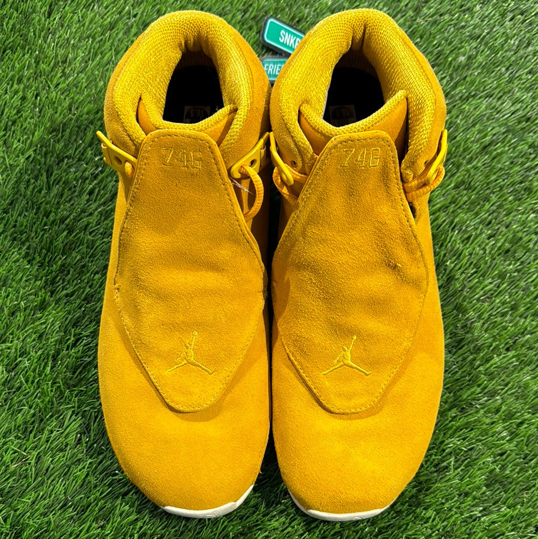 Air Jordan 18 Retro 'Yellow Suede'