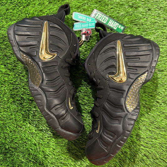 Air Foamposite Pro 'Black Metallic Gold'