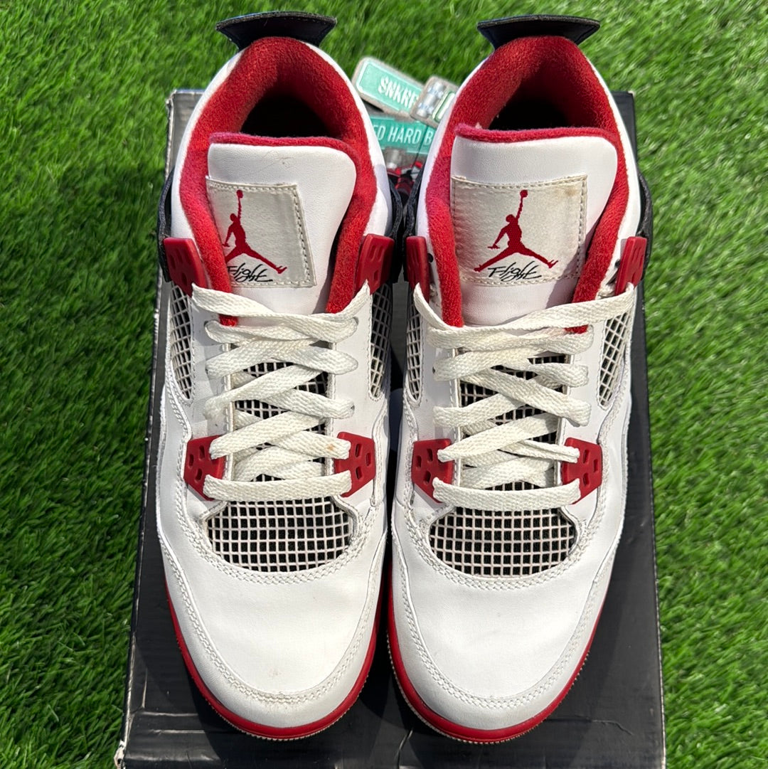 Air Jordan 4 Retro GS 'Fire Red' 2012