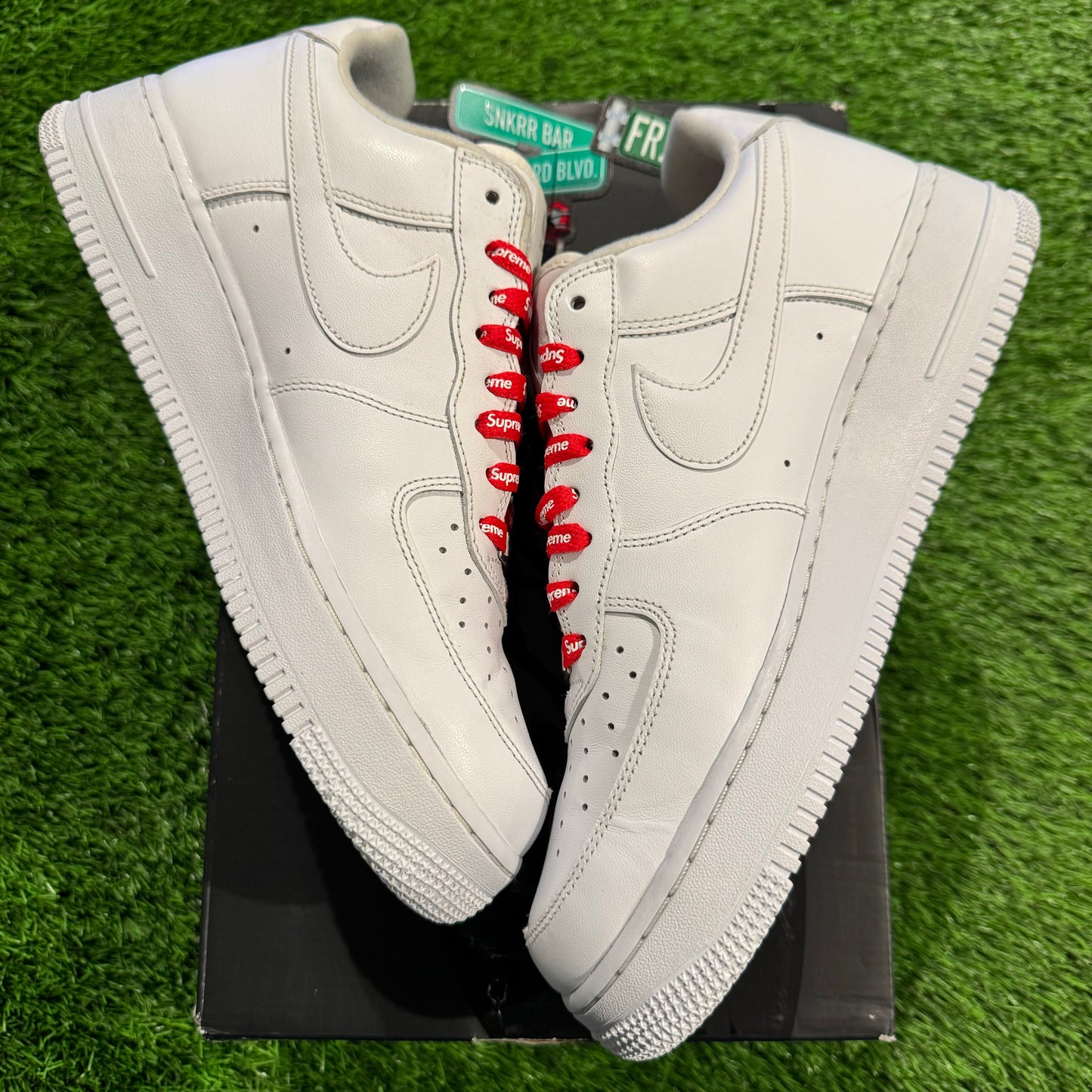 Supreme x Air Force 1 Low 'Box Logo - White'