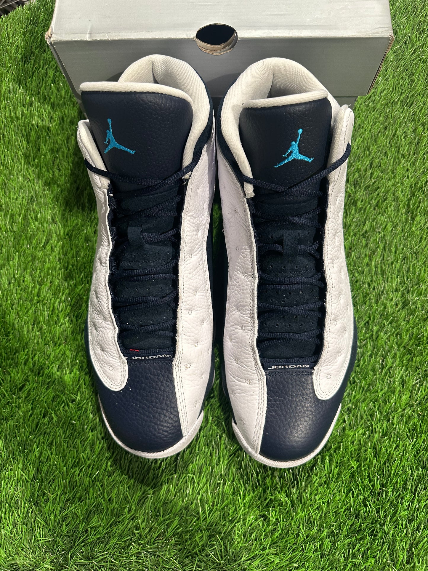 Jordan 13 Retro Obsidian Powder Blue White