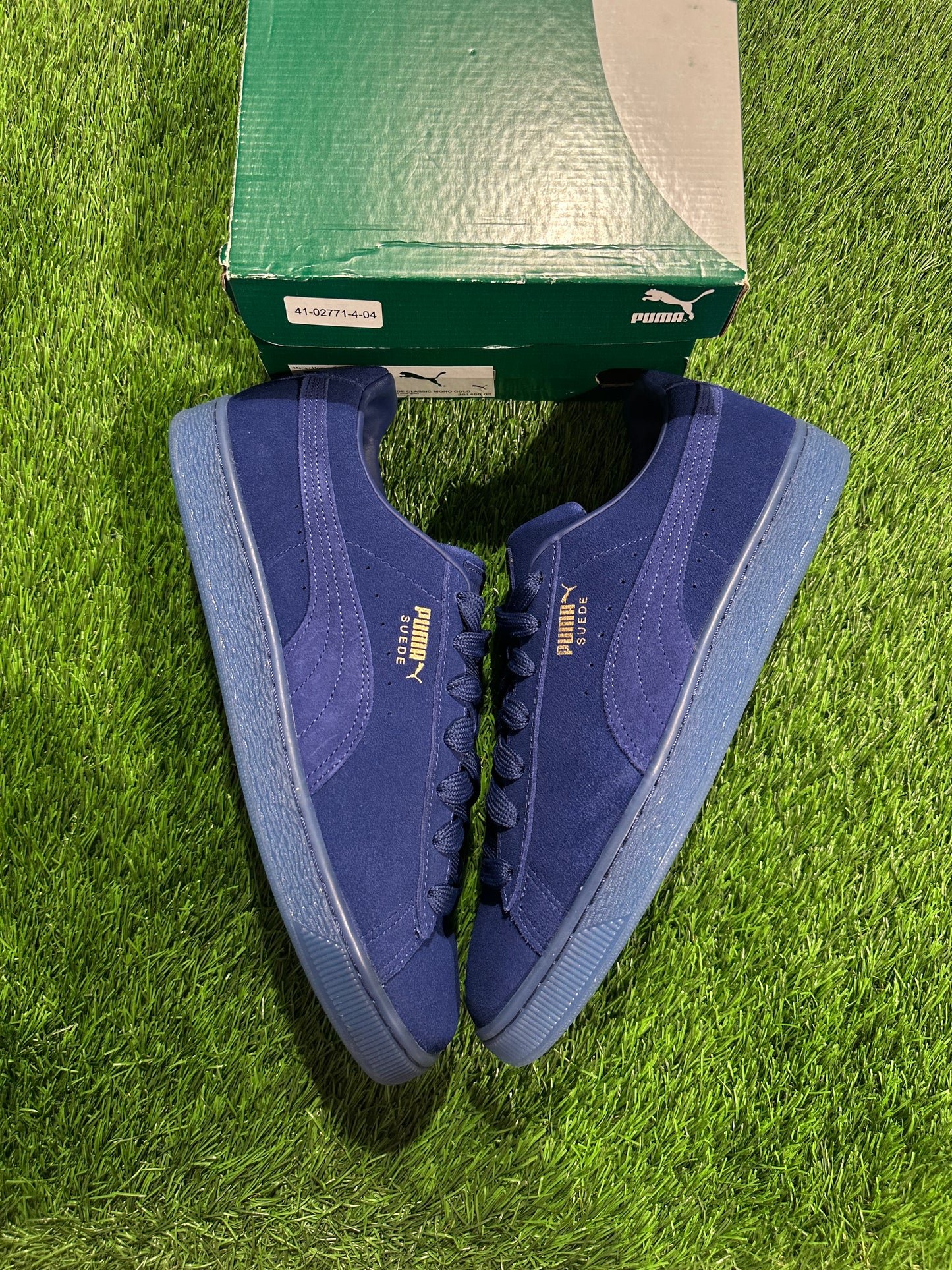 Puma Suede Classic Mono Elektro Blue Gold