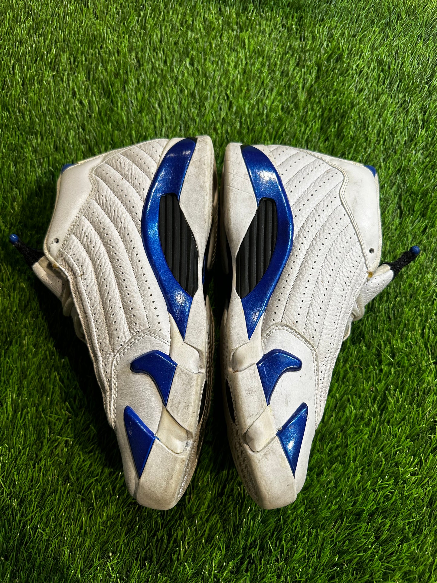 Jordan 14 Retro White Hyper Royal (GS)