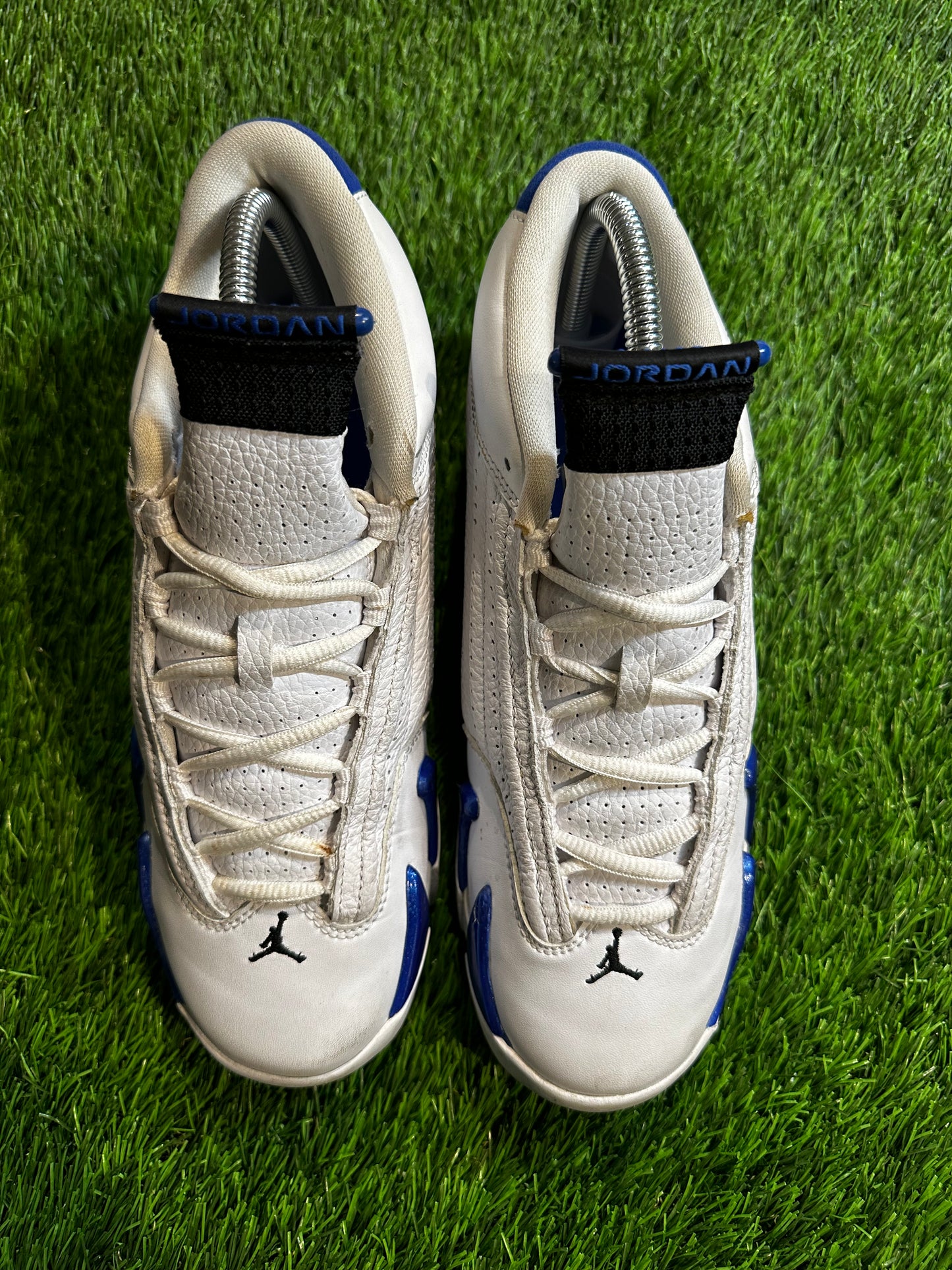 Jordan 14 Retro White Hyper Royal (GS)