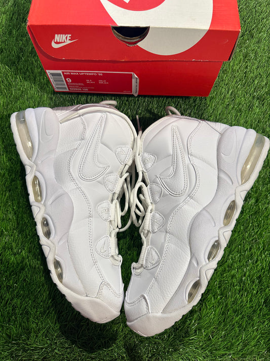 Nike Air Max Uptempo 95 Triple White