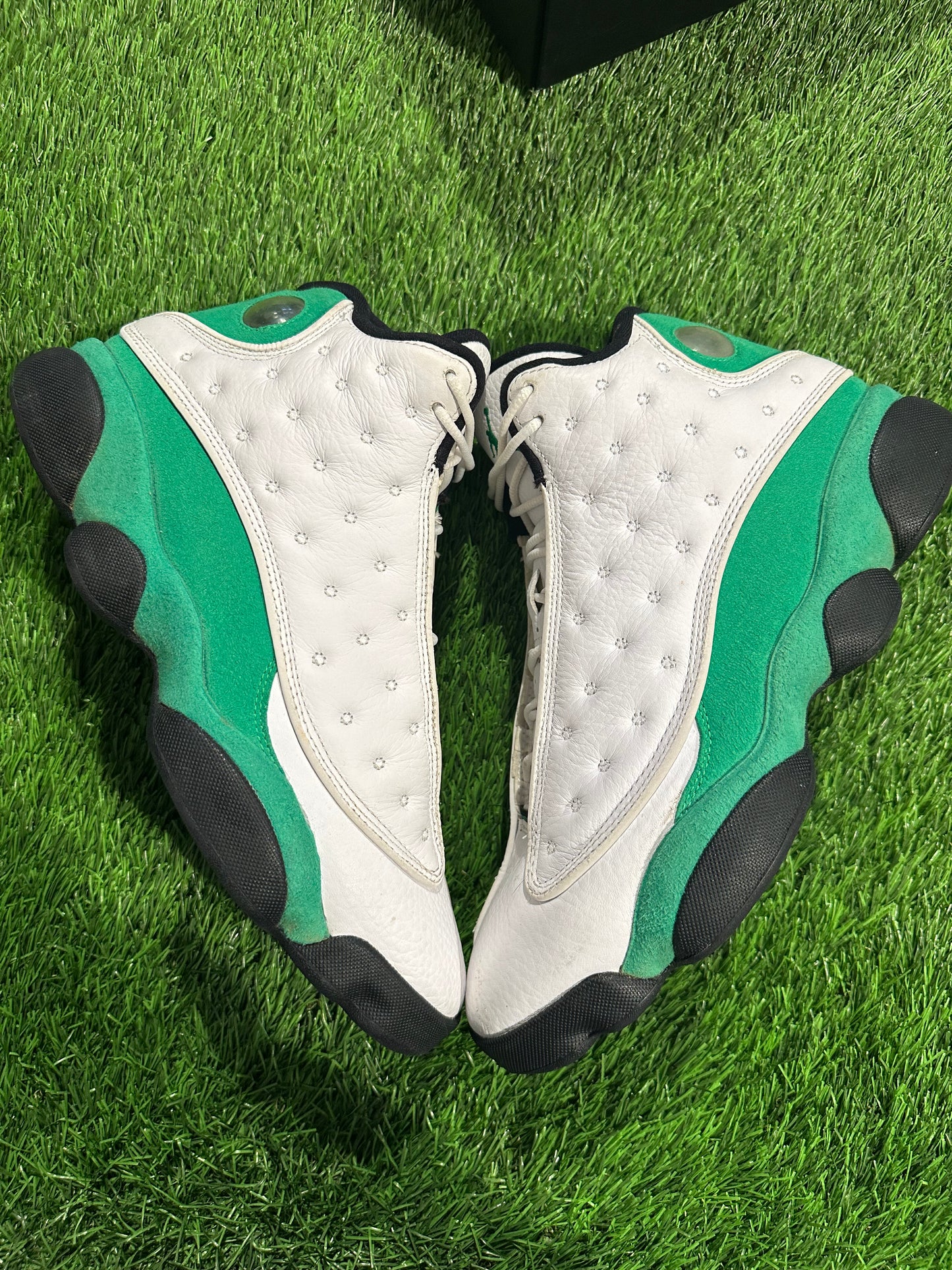 Jordan 13 Retro White Lucky Green