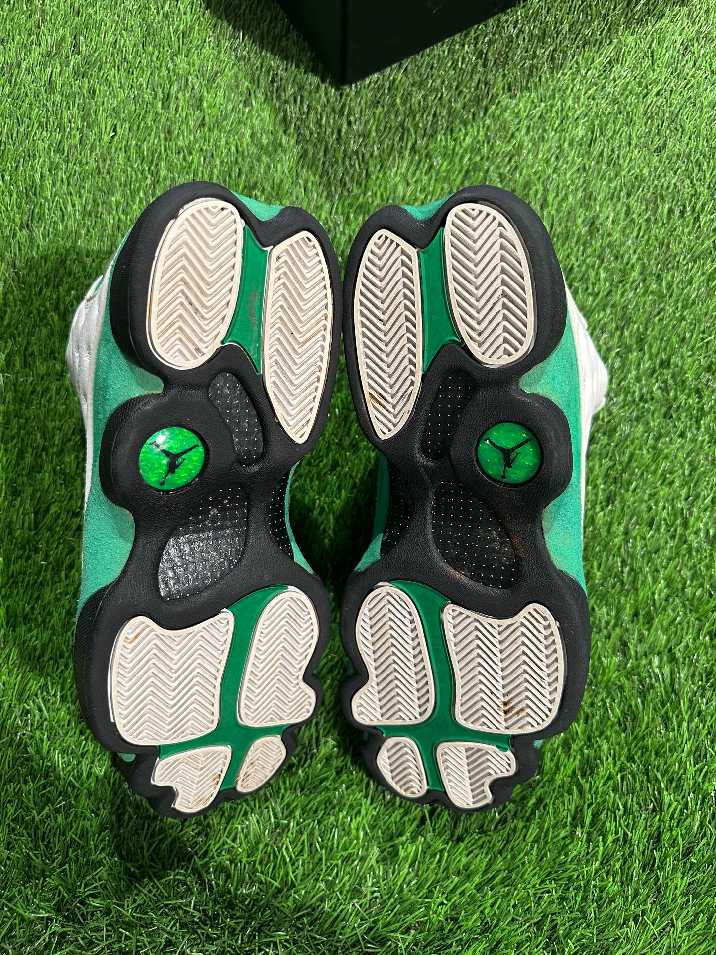 Jordan 13 Retro White Lucky Green