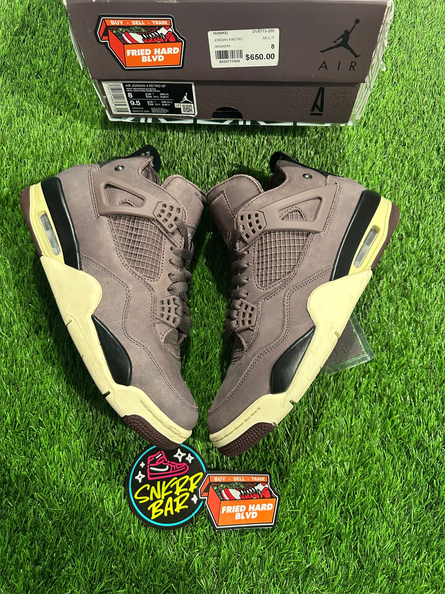 Jordan 4 Retro SP A Ma Maniére Violet Ore