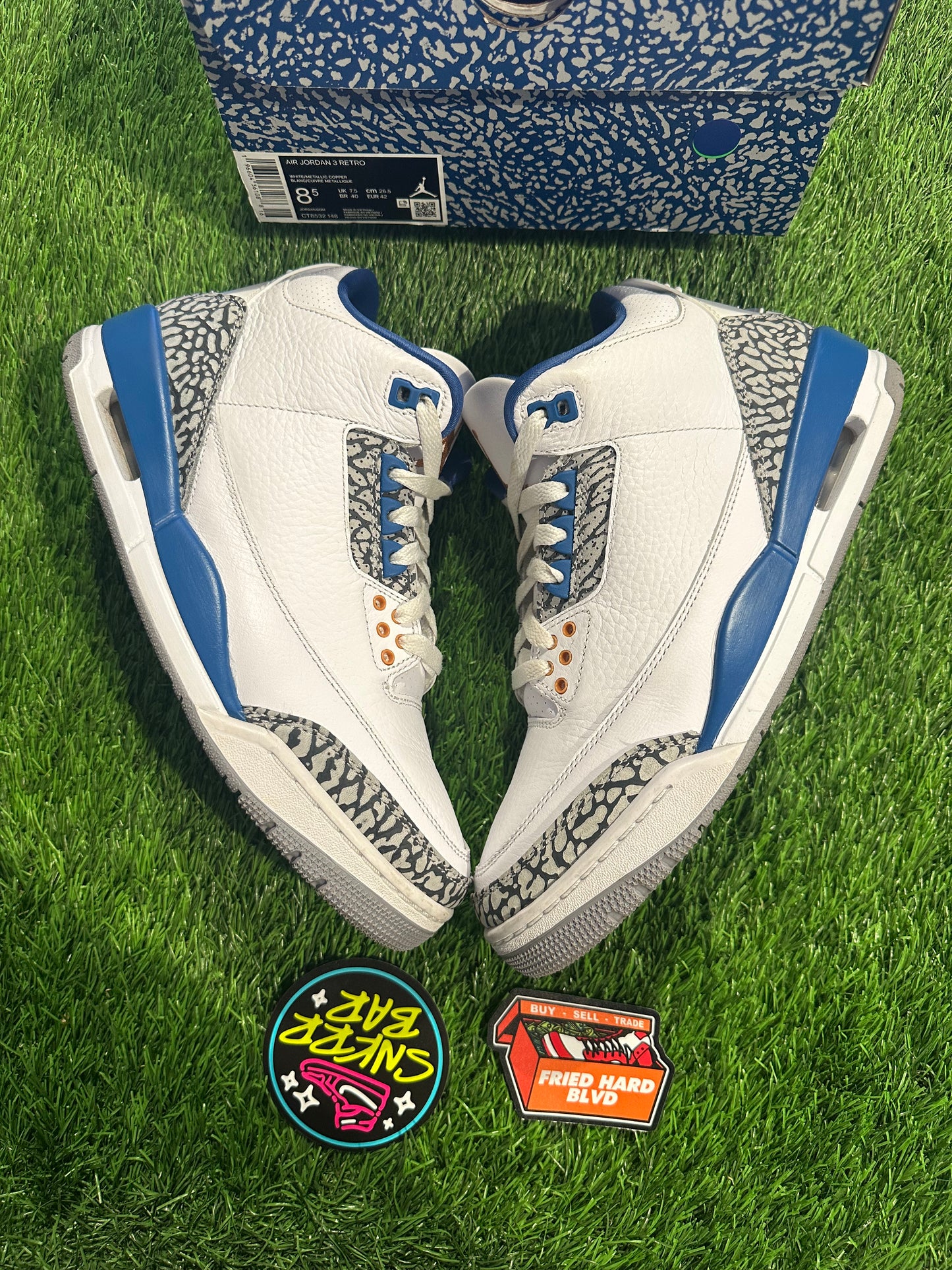 Jordan 3 Retro Wizards