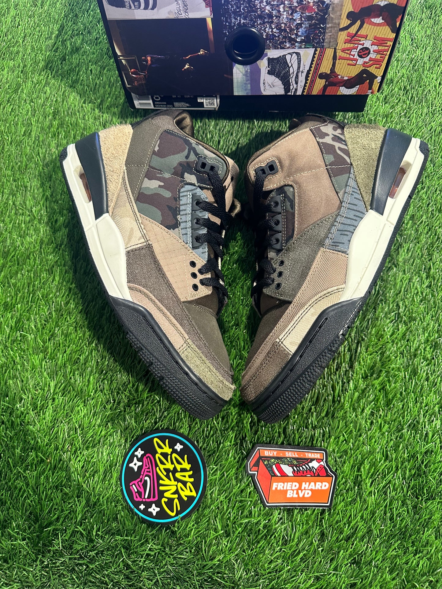 Jordan 3 Retro Patchwork Camo