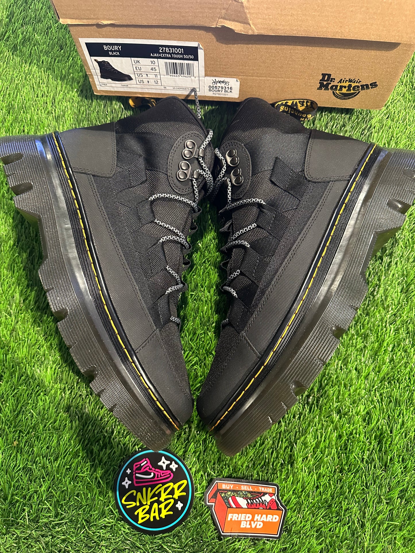 Dr. Martens Boury Black Ajax & Black Extra Tough 50/50 100