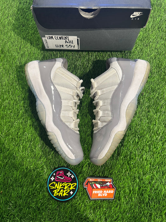 Jordan 11 Retro Low Cement Grey (GS)