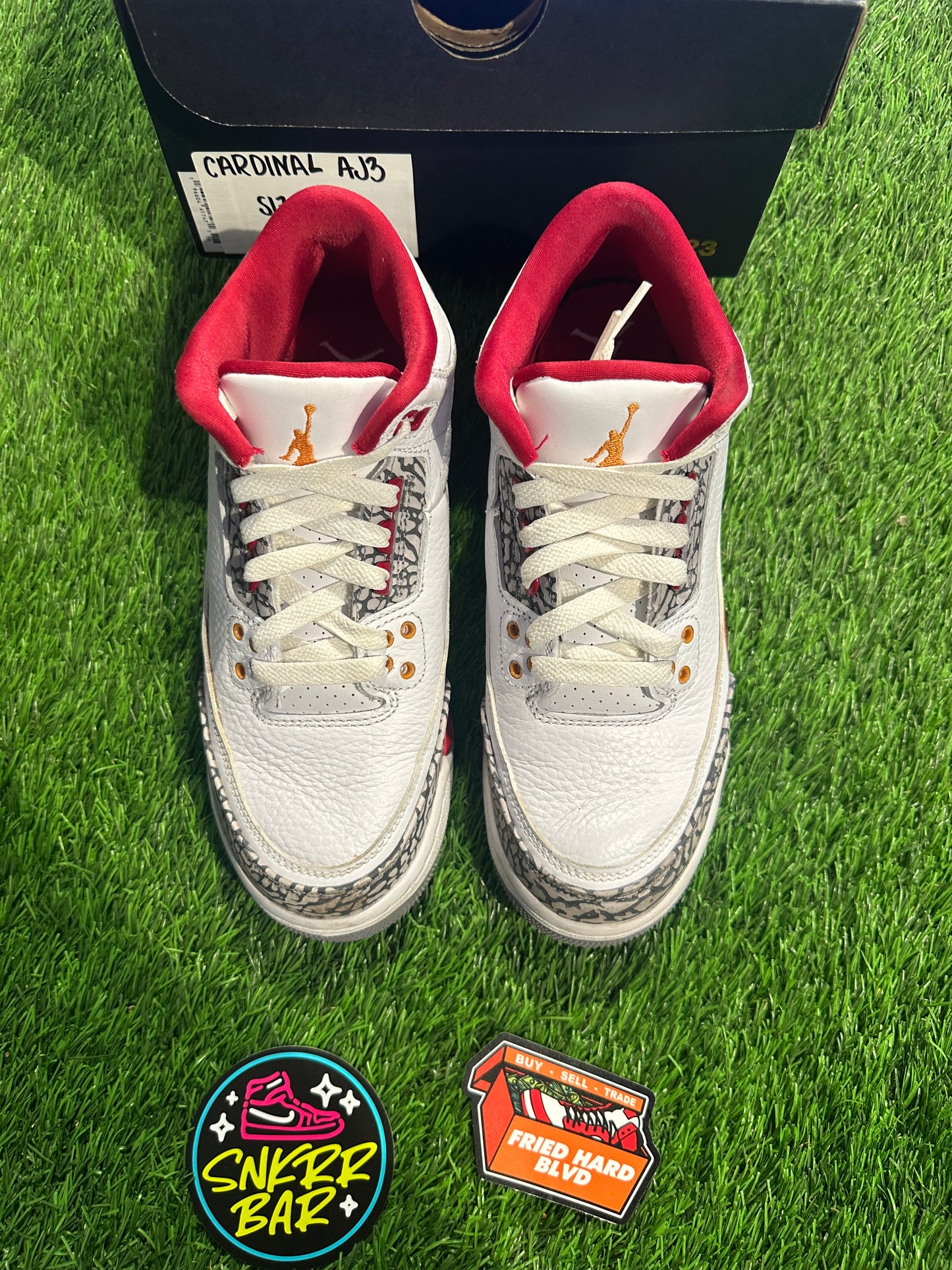 Jordan 3 Retro Cardinal (GS)