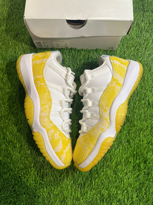 Jordan 11 Retro Low Yellow Snakeskin (Women's)