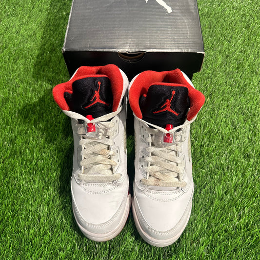 Jordan 5 Retro Fire Red Black Tongue (2013) (GS)