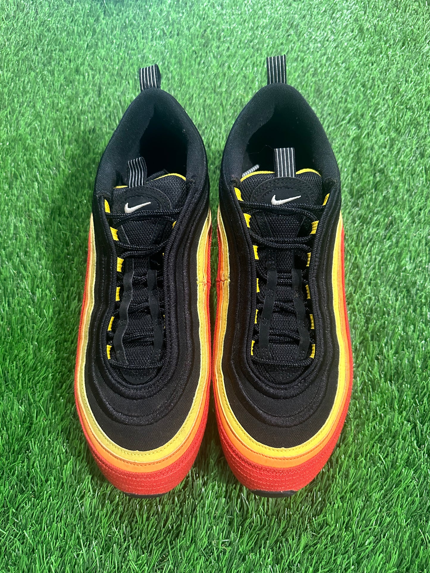 Nike Air Max 97 Black Chile Red Magma Orange