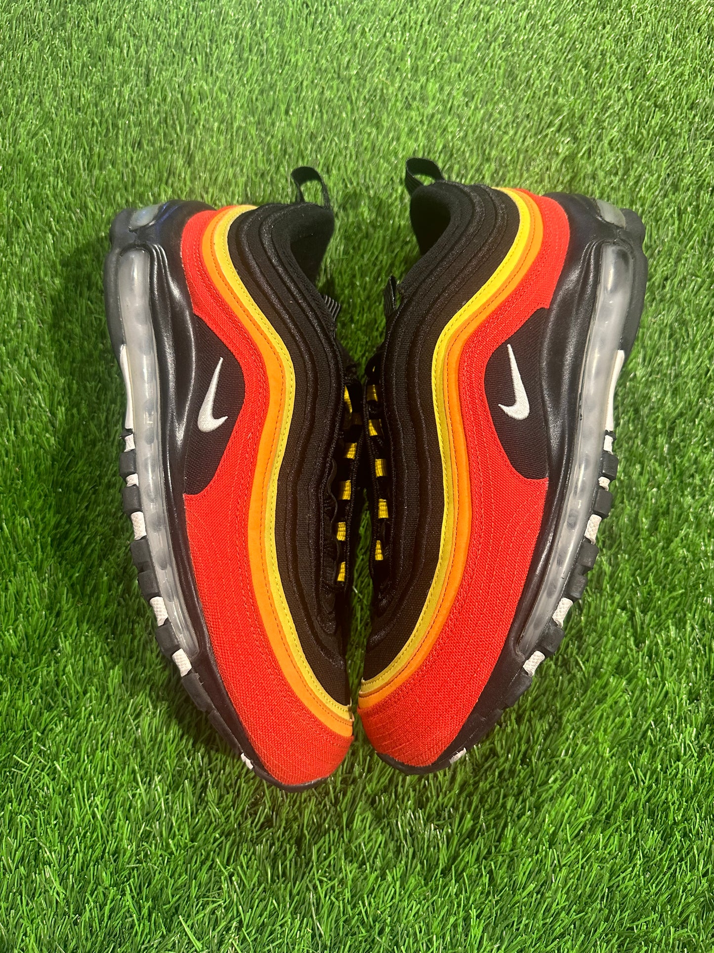 Nike Air Max 97 Black Chile Red Magma Orange