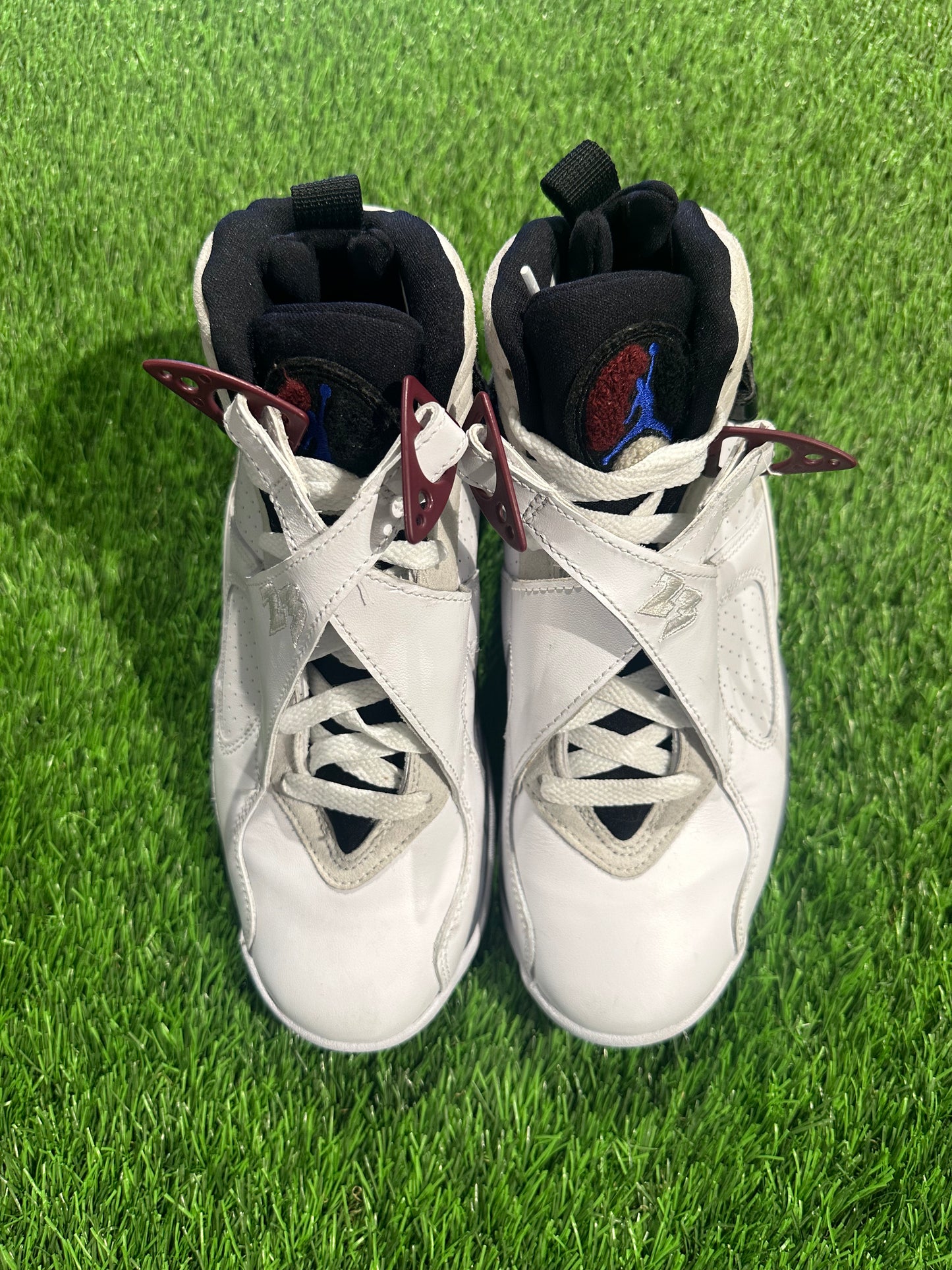 Jordan 8 Retro White Burgundy (Women's)