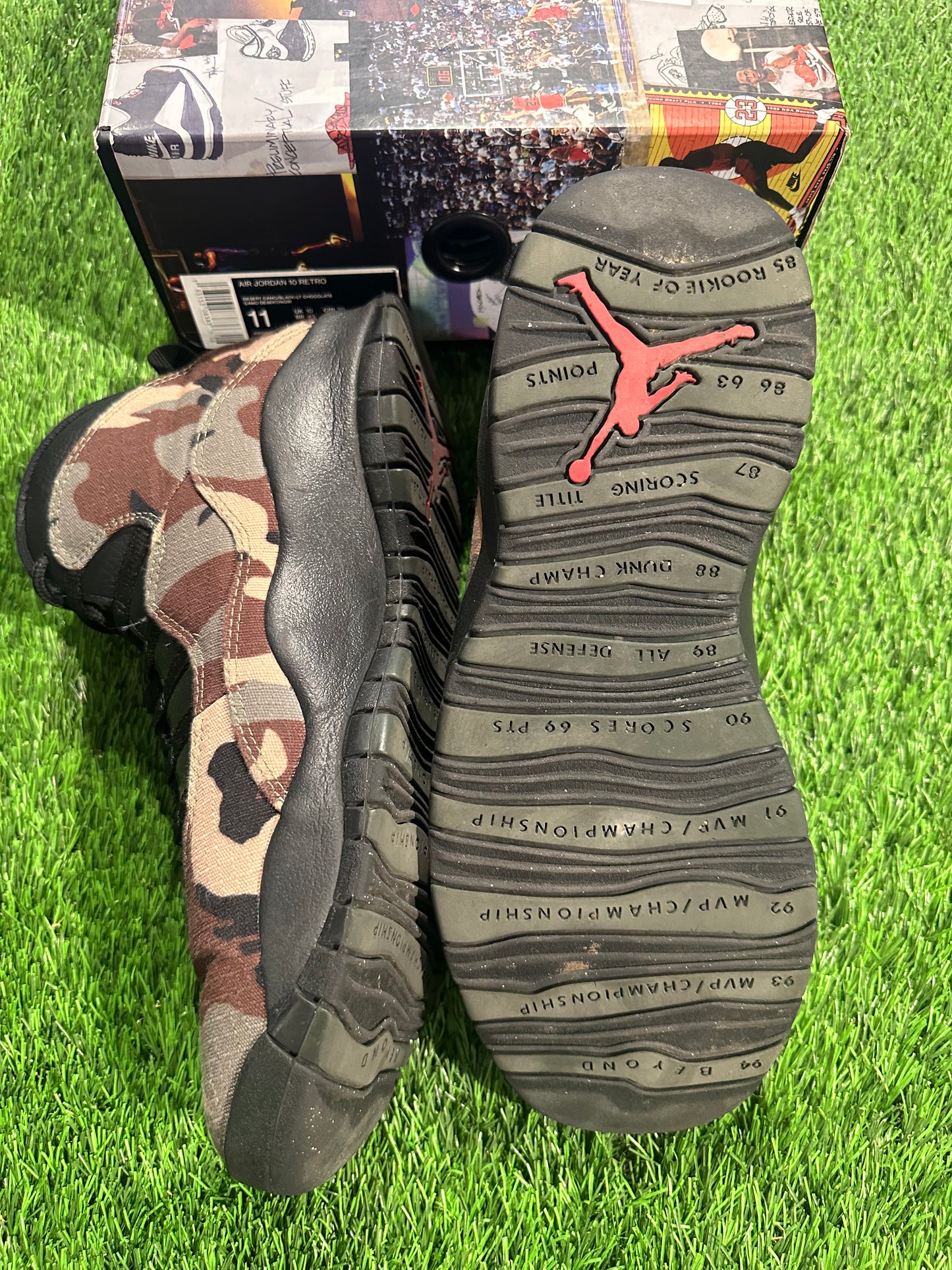 Jordan 10 Retro Woodland Camo